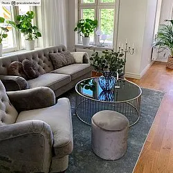 Wilton-tæppe - Art Silk (grå)