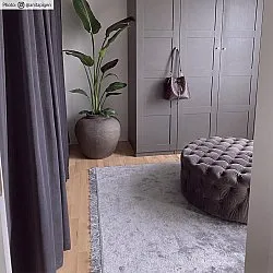 Wilton-tæppe - Art Silk (grå)