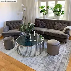 Wilton-tæppe - Art Silk (grå)