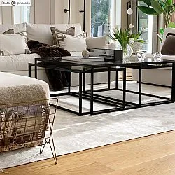 Wilton-tæppe - Art Silk (lysegrå/beige)