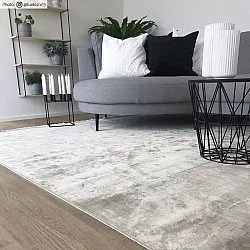 Wilton-tæppe - Art Silk (lysegrå/beige)