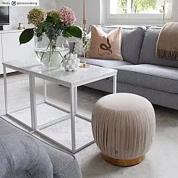 Wilton-tæppe - Art Silk (lysegrå/beige)