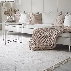 Wilton-tæppe - Art Silk (lysegrå/beige)
