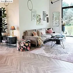 Wilton-tæppe - Badem (rosa/multi)