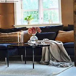 Uldtæppe - Coastal (creme)