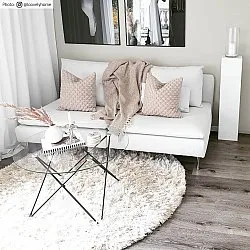 Runde tæpper - Janjira (offwhite)