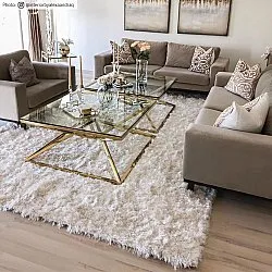 Ryatæpper - Janjira (hvid)