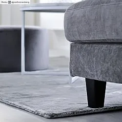 Viscose-tæppe - Jodhpur Special Luxury Edition (grå)
