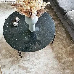 Viscose-tæppe - Jodhpur Special Luxury Edition (lysegrå/beige)