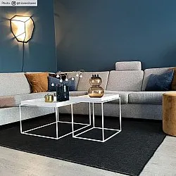 Tæpper til indendørs/udendørs brug - Monsanto (antracit)