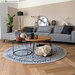 Rundt tæppe - Peking Noble (grå)