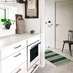 Kludetæppe - Visby (grøn)