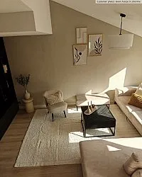 Ryatæpper - Cremona Natural Cotton Shaggy (offwhite)