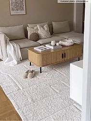 Ryatæpper - Cremona Natural Cotton Shaggy (offwhite)