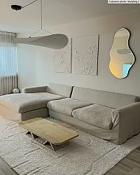 Ryatæpper - Cremona Natural Cotton Shaggy (offwhite)