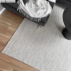 Uldtæppe - Dhurry (natur)