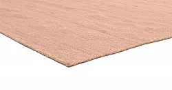 Uldtæppe - Dhurry (lyserød)