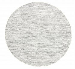 Tapis rond - Dhurry (gris)