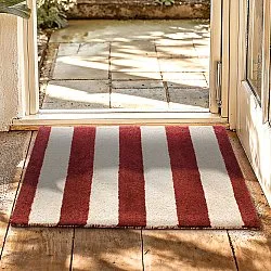 Dørmåtte - Maida (bordeaux/beige)