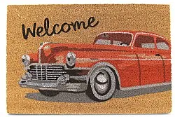Dørmåtte - Car (rød)