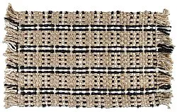 Dørmåtte - River (natur/svart)