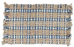 Dørmåtte - River (natur/blå)