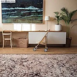 Wilton-tæppe - Douz (sort/multi)