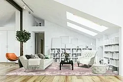 Wilton-tæppe - Nefta (lyserød)