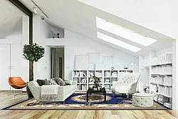 Wilton-tæppe - Marand (blå)