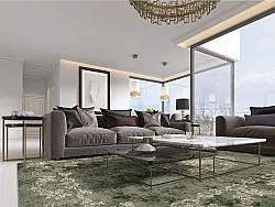 Wilton-tæppe - Taknis (grøn)