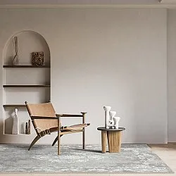 Wilton-tæppe - Taknis (grå)