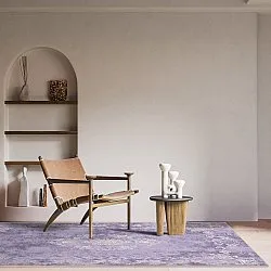 Wilton-tæppe - Taknis (lys lilla)