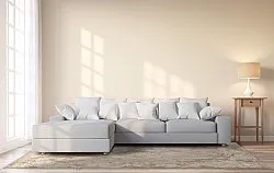 Wilton-tæppe - Taknis (lys beige)