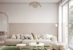 Wilton-tæppe - Romilly (beige/grøn)