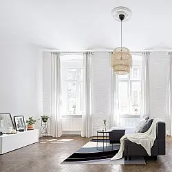 Wilton-tæppe - Gaia (blå/multi)