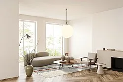 Wilton-tæppe - Larissa (beige/multi)