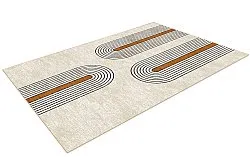 Wilton-tæppe - Larissa (beige/multi)