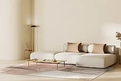 Wilton-tæppe - Fia (lyserød/multi)