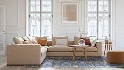 Wilton-tæppe - Henrietta (blå)