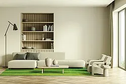 Wilton-tæppe - Clio (grøn)