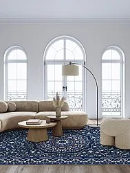 Wilton-tæppe - Theodora (blå)