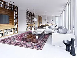 Wilton-tæppe - Siliana (lyserød)