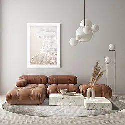 Rundt tæppe - Riano (grå)