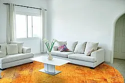 Rundt tæppe - Cesano (orange)