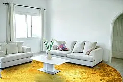 Rundt tæppe - Salitto (guld)