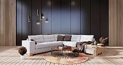 Rundt tæppe - Periana (lyserød/multi)