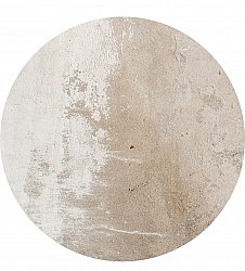Rundt tæppe - Bornos (grå/beige)