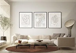 Rundt tæppe - Zahora (brun)