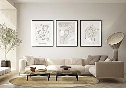 Rundt tæppe - Lumio (beige)