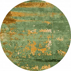 Rundt tæppe - Domont (grøn)